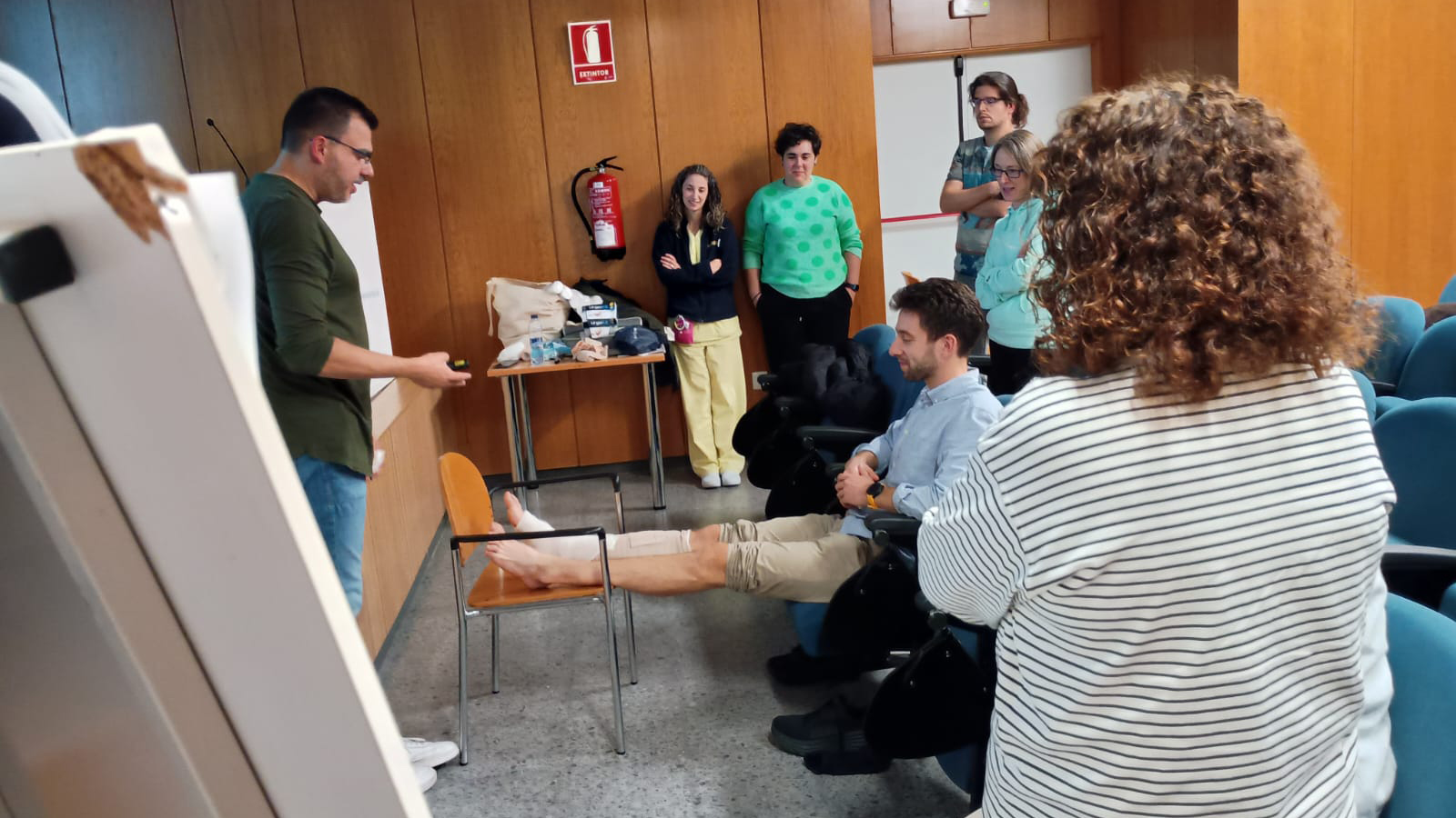 Curso sobre úlceras en sus extremidades inferiores impartido por SATSE Galicia